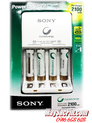 Bộ sạc pin Sony BCG-34HW2KN kèm sẳn 4 pin sạc Sony AAA800mAh 1.2v Made in Japan |HẾT HÀNG 